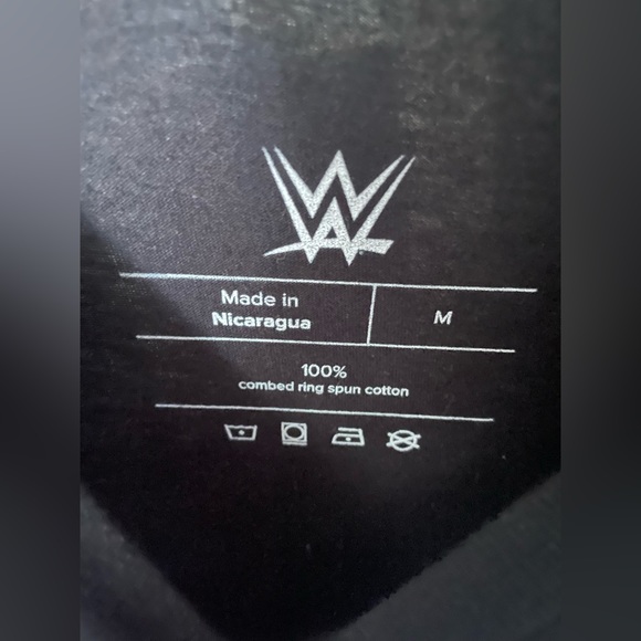 WWE Sami Zayn HAPPIER WITHOUT YOU Wrestling Black Graphic Tee - Picture 4 of 4